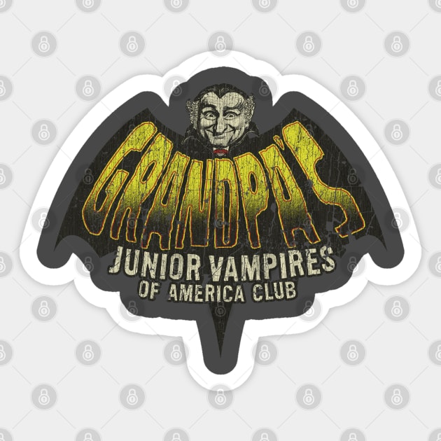 Grandpa's Junior Vampires of America Club Sticker by JCD666